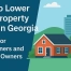 How to lower property taxes in Georgia